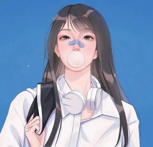 读者头像，银白星图卡片剪影